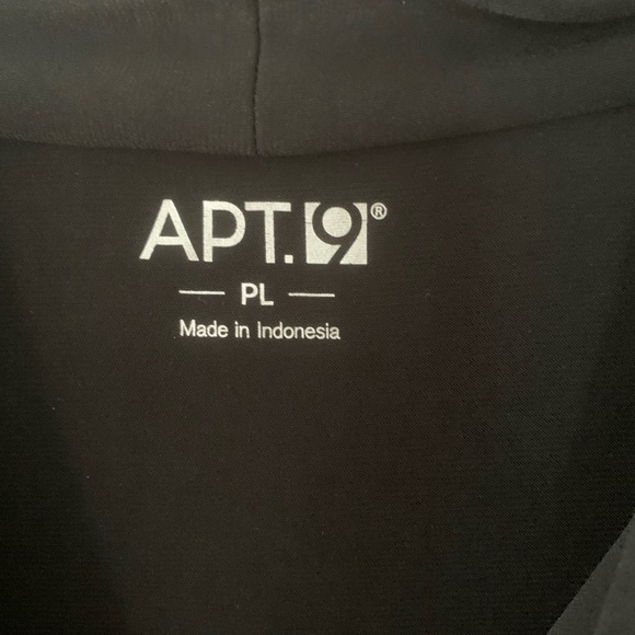 Apt. 9 Black Cap Sleeve Top Size Large - Picture 4 of 7